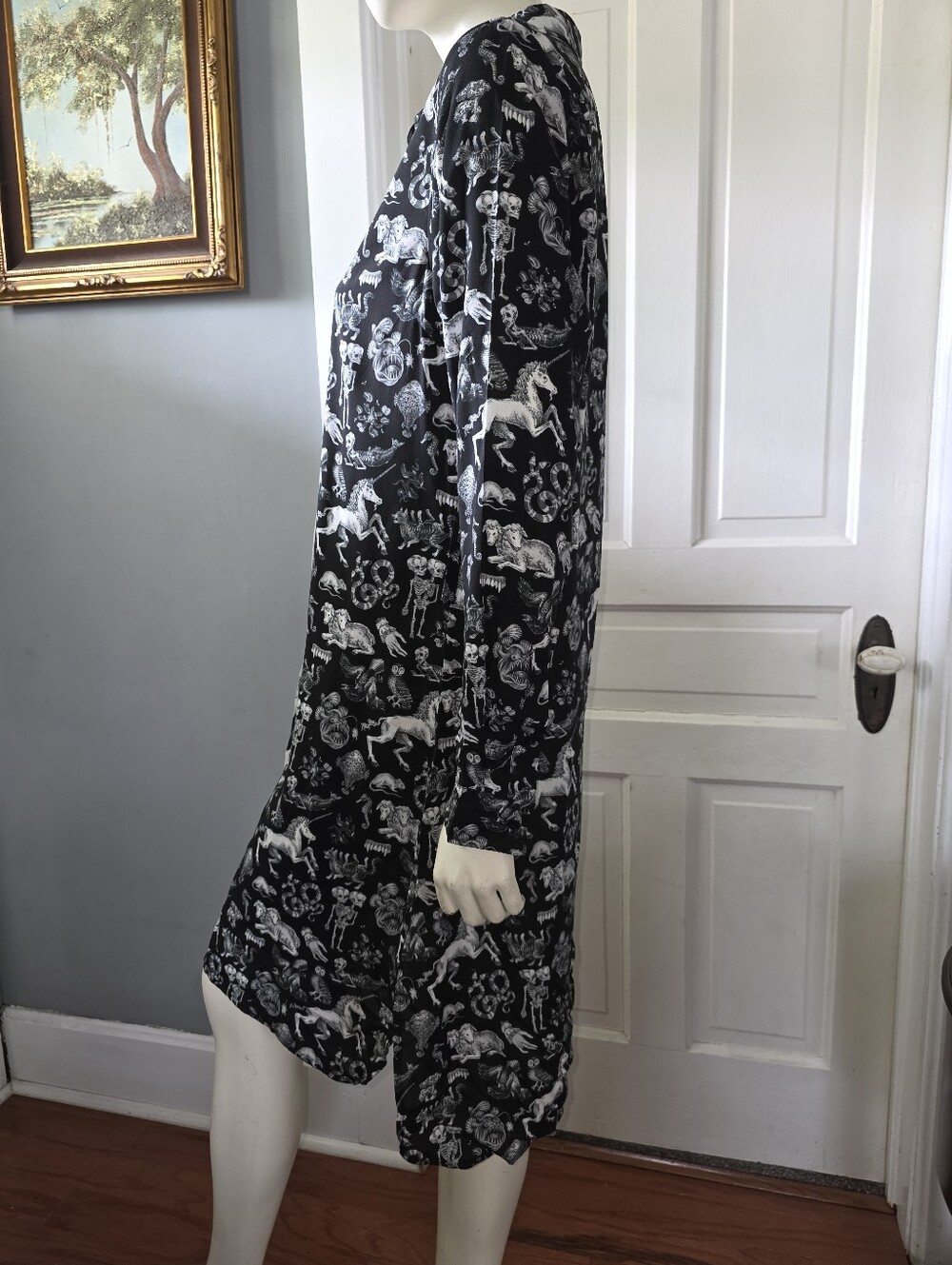 Pretty Snake Freaks Of Nature Hybrid Shirt Dress Medium Excellent - Picture 9 of 11